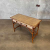 Vintage Bamboo Desk