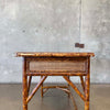 Vintage Bamboo Desk