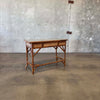 Vintage Bamboo Desk