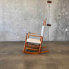 Shaker Maple & Woven Fabric Rocker