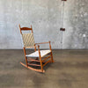 Shaker Maple & Woven Fabric Rocker