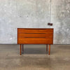 Danish Modern Teak Three Drawer Dresser
