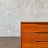 Danish Modern Teak Three Drawer Dresser