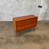Danish Modern Teak Three Drawer Dresser