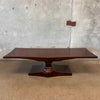 20th Century Brutalist Solid Sculpted Hardwood Coffee Table