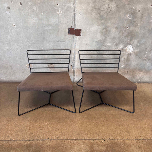Pair of Iron Chairs/Lounge Chairs - Outdoor/Indoor