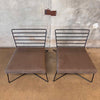 Pair of Iron Chairs/Lounge Chairs - Outdoor/Indoor
