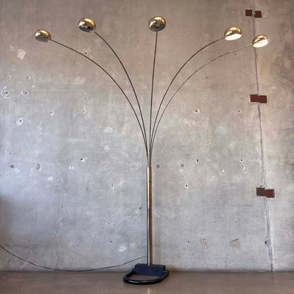 1970's Multi-Light Arc Lamp