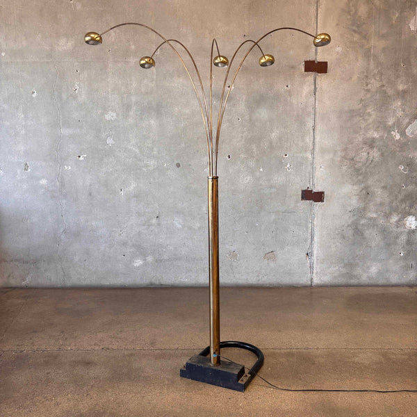 1970's Multi-Light Arc Lamp