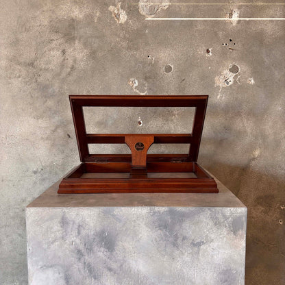 Drexel Mid Century Modern Walnut Tabletop Bookstand
