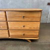 1950's Solid Oak Six Drawer by Ronney & Sons