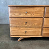 1950's Solid Oak Six Drawer by Ronney & Sons