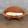 1970's Wicker Meditation Chair
