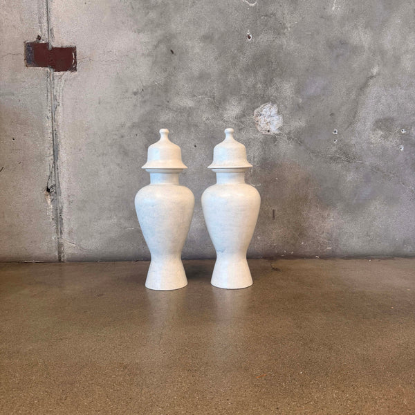 Set of Two Speckled Ginger Jars