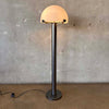 Nordic, Scandinavian, Mushroom Cab Gun Metal Grey Floor Lamp