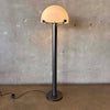 Scandinavian Mushroom Brushed Steel Gun Metal Grey Floor Lamp Product Image