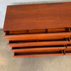 Westnofa Mid Century Modern Danish Teak Eight Drawer Dresser/Credenza