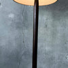 Mid Century Modern Teak Penal Floor Lamp With Shade - Three-Way Lamp Fixture