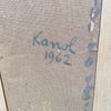 Kanol (Karl Nolde) Oil On Board Painting 1962