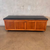 Mid Century Modern Lane Walnut & Cedar Blanket Chest - Lock Disabled