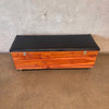 Mid Century Modern Lane Walnut & Cedar Blanket Chest - Lock Disabled
