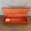 Mid Century Modern Lane Walnut & Cedar Blanket Chest - Lock Disabled