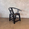 Antique Chinese Ming Horseshoe Back Arm Chair
