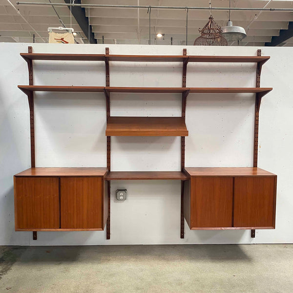 Mid Century Poul Cadovius Wall Unit, Denmark 1960's