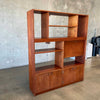 Danish Teak Wall Unit With Key