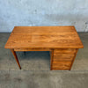 Mid Century Solid Oak Desk