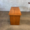 Mid Century Solid Oak Desk