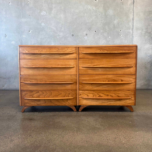 Mid Century Solid Oak Dresser