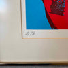 Signed Abstract Print 1960's