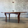 Solid Walnut Studio Craft Table by Kirk Delman