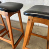 Set of Four Teak Barstools Designed by Johannes Andersen C. 1960s