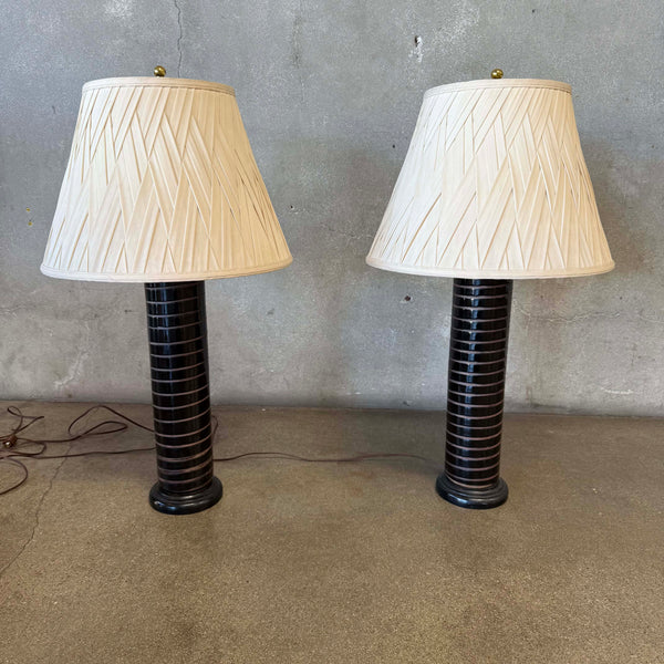 Pair of Mid Century Ceramic Lamps