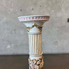 Vintage Italian Ceramic Pedestal By Capodimonte