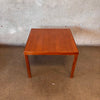 Vintage MCM Teak Side Table by Hans Olsen for Lindebo Hansen - Stamped