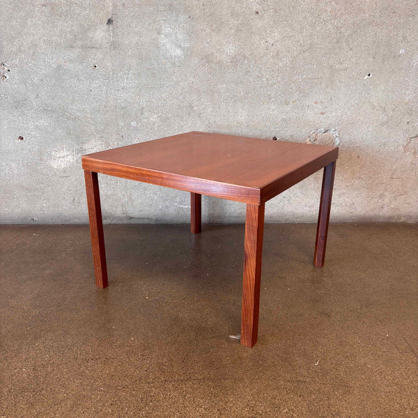 Vintage MCM Teak Side Table by Hans Olsen for Lindebo Hansen - Stamped