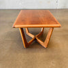 Mid Century Walnut Side Table By Kroehler #2