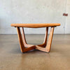 Mid Century Walnut Side Table By Kroehler #2