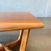 Mid Century Walnut Side Table By Kroehler #2