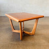 Mid Century Walnut Side Table By Kroehler #2