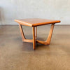 Mid Century Walnut Side Table By Kroehler #2
