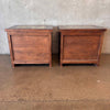 Pair of Two 1960s Hand Carved Mexican End Tables
