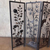Mid Century Modern Fire Screen with 3D Sculpture