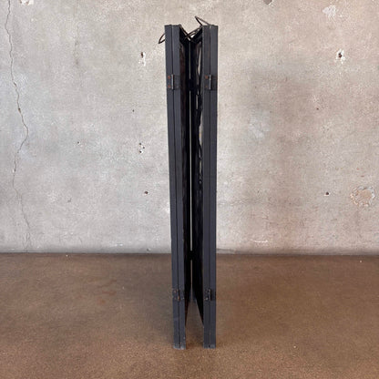 Mid Century Modern Fire Screen with 3D Sculpture