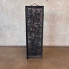 Mid Century Modern Fire Screen with 3D Sculpture