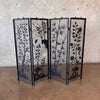 Mid Century Modern Fire Screen with 3D Sculpture