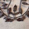 Jan Barboglio Signed Wrought Iron Wreath